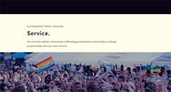 Desktop Screenshot of bloomingtonpride.org